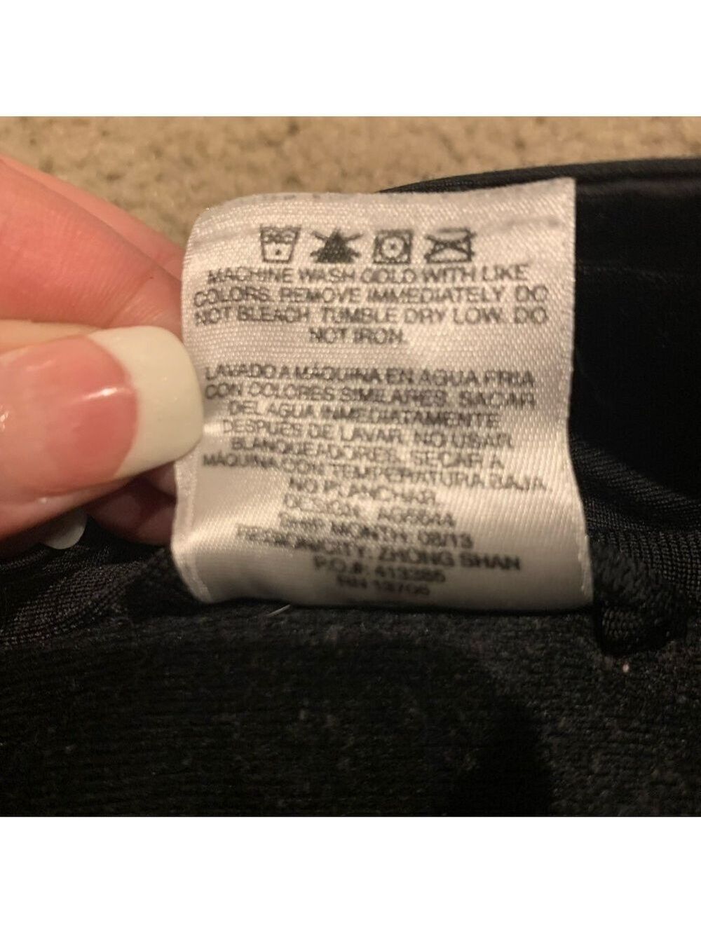 ADIDAS Black & White Zip up Jacket 12 months - Picture 5 of 5